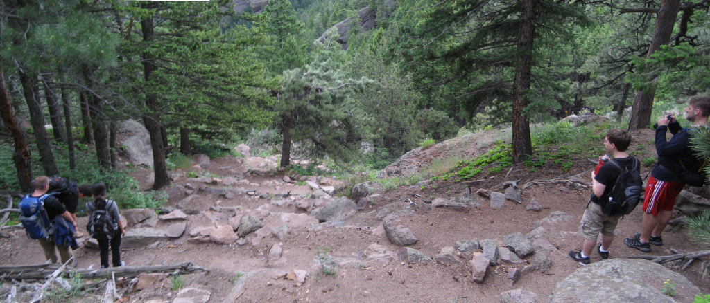 Descending Bear Peak