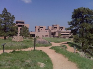 NCAR Architecture from the back looking East NCAR Architecture from the back looking East
