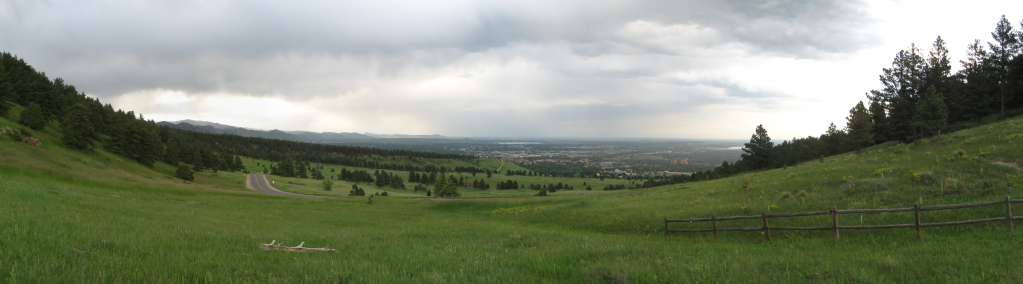 Start/End of the Mesa trail just north of NCAR