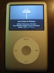 iPod on first boot after upgrade